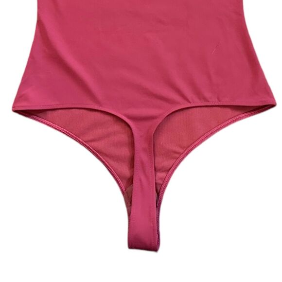 Intimately Free People Bodysuit Thong Sz Small Fair & Square Neck Stretch Womens - Picture 9 of 13